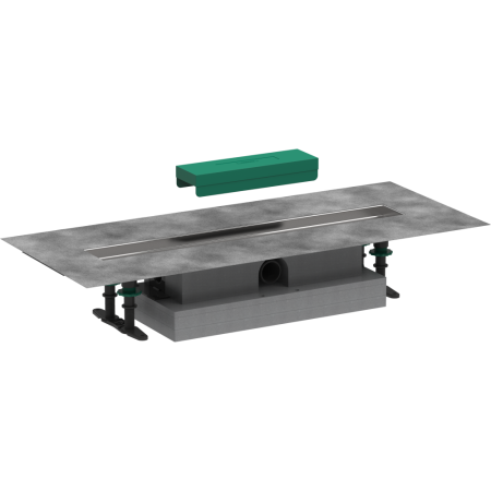 Монтажная часть слива для душа hansgrohe uBox universal для установки на уровне пола с внешней частью 60 см 56016180