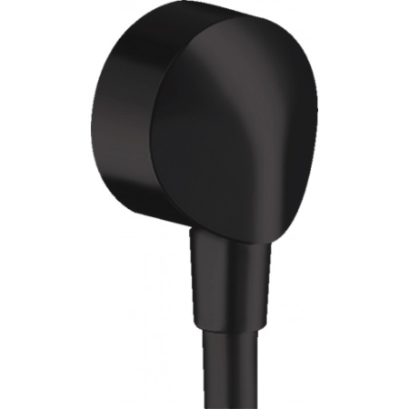 Шланговое подсоединение без клапана обратного тока Hansgrohe FixFit E 27454670, матовый черный