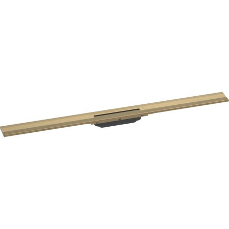 Внешняя часть трапа для душа hansgrohe RainDrain Flex, 100 см, укорачиваемая 56053140, шлифованная бронза