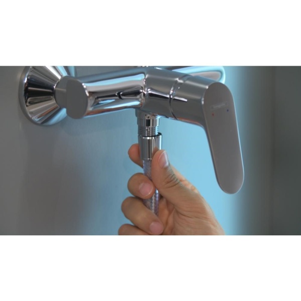 Душевой набор hansgrohe Crometta 1jet 90 см. 26537400, белый/хром