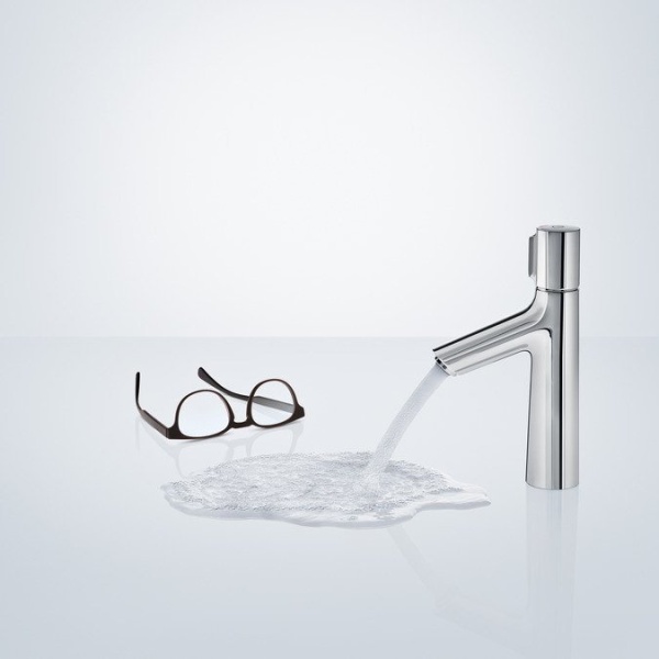 Hansgrohe Talis Select S Смеситель для раковины 100 однорычажный без сливного набора хром 72043000