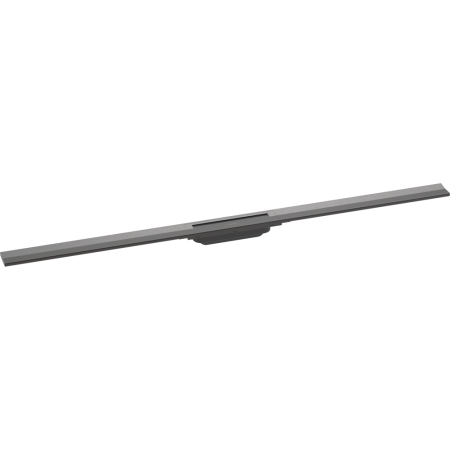 Внешняя часть трапа для душа hansgrohe RainDrain Flex, 120 см, укорачиваемая 56047340, шлифованный черный хром