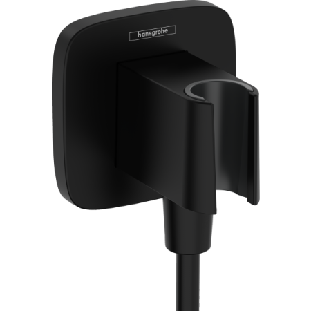 Шланговое подключение hansgrohe FixFit Porter Q 26887670 матовый черный