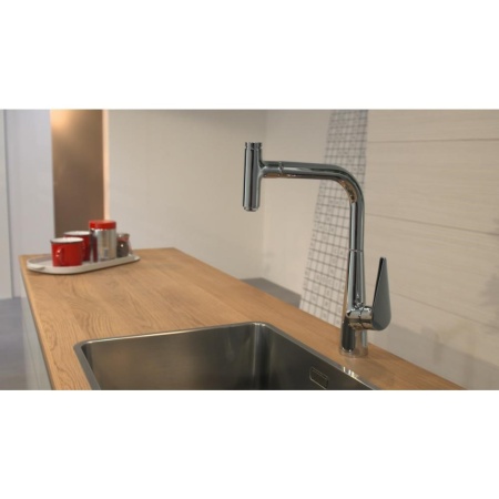 Смеситель hansgrohe Talis Select S для кухонной мойки 72821800, под сталь