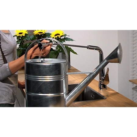 Смеситель hansgrohe Metris для кухонной мойки 14821800, под сталь