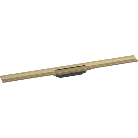 Внешняя часть трапа для душа hansgrohe RainDrain Flex, 90 см, укорачиваемая 56052140, шлифованная бронза