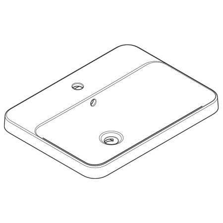 Hansgrohe Xuniva Q Раковина накладная 550x450x175 белый 60162450