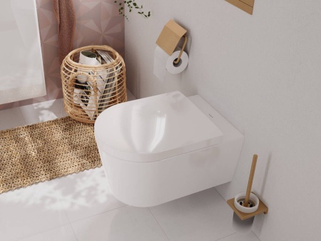 Hansgrohe EluPura Original S Сидение для унитаза с микролифтом с верхним креплением белый глянцевый 60148450