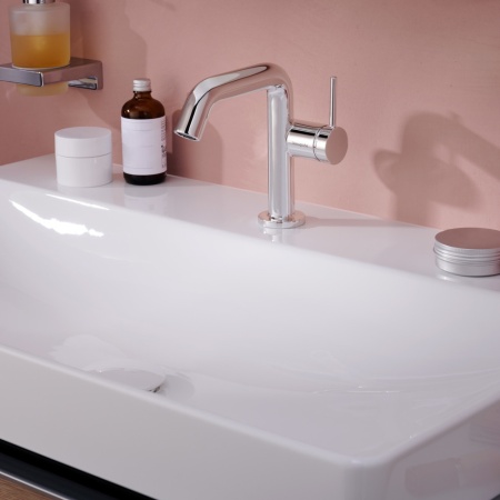 Смеситель для раковины hansgrohe Tecturis S 110 Fine CoolStart, EcoSmart+, 73321000, хром