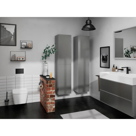 Смеситель для раковины hansgrohe Tecturis E 110 Fine CoolStart, EcoSmart+, 73021670, матовый черный