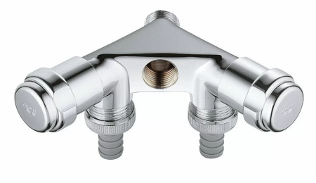 Двойной вентиль Grohe Eggeman 41020000
