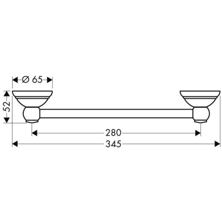 Полотенцедержатель Axor Carlton 41430000