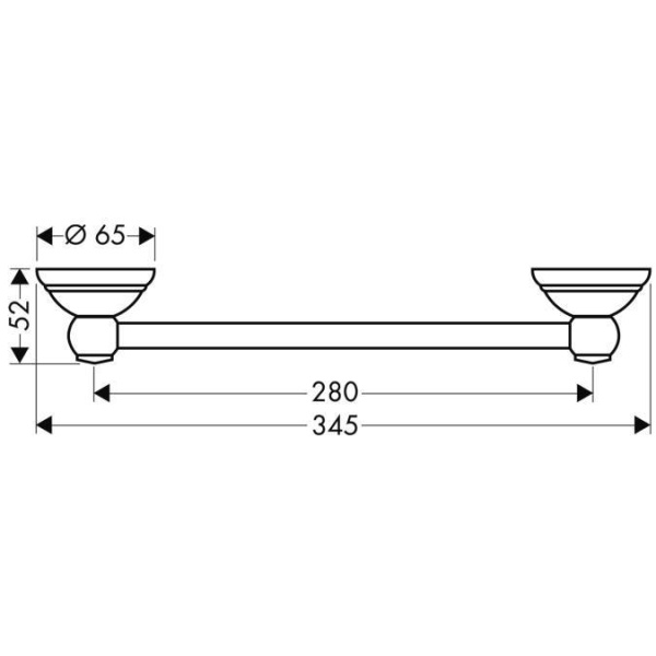 Полотенцедержатель Axor Carlton 41430000