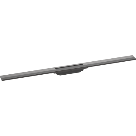 Внешняя часть трапа для душа hansgrohe RainDrain Flex, 100 см, укорачиваемая 56046340, шлифованный черный хром