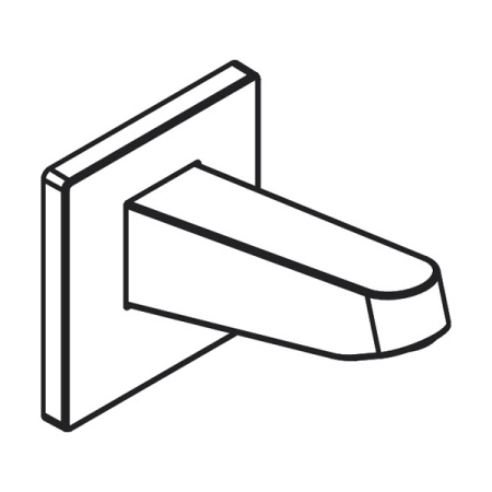 Hansgrohe Pulsify Держатель верхнего душа 260 белый матовый 24149700