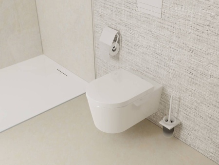 Hansgrohe EluPura Original S Сидение для унитаза с микролифтом с верхним креплением белый глянцевый 60148450