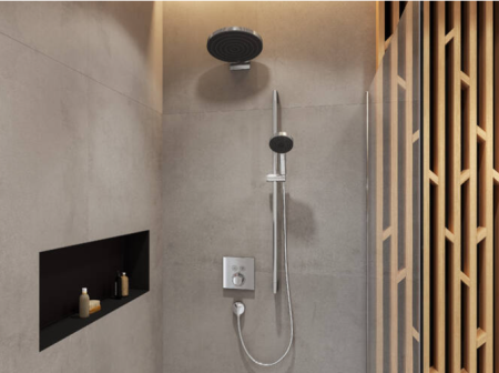 Держатель верхнего душа Hansgrohe Pulsify 24149000 хром