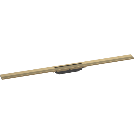 Внешняя часть трапа для душа hansgrohe RainDrain Flex, 100 см, укорачиваемая 56046140, шлифованная бронза