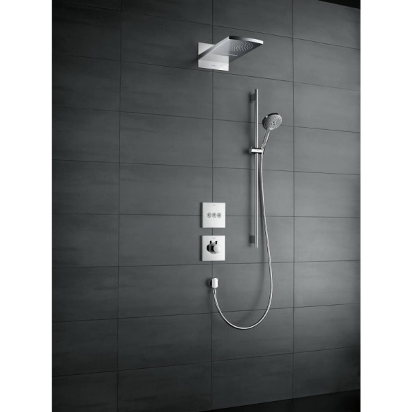 HG ShowerSelect Термостат hflow СМ BBC 15760340, шлифованный черный хром