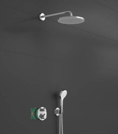 Hansgrohe Croma 27954000 Душевая система - комплект с термостатическим смесителем (хром)
