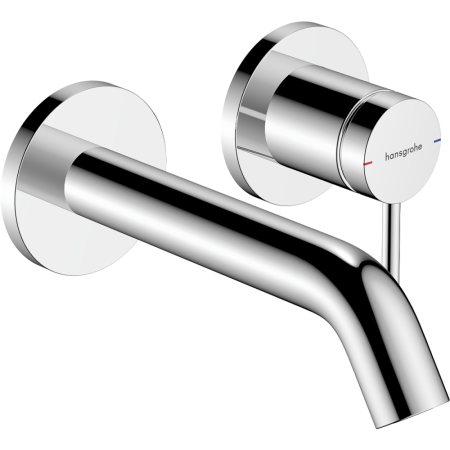 Внешняя часть смесителя для раковины hansgrohe Tecturis S скрытого монтажа, EcoSmart+, 73350000, хром