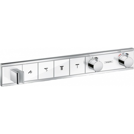 Термостат hansgrohe RainSelect для душа 15357400, белый/хром
