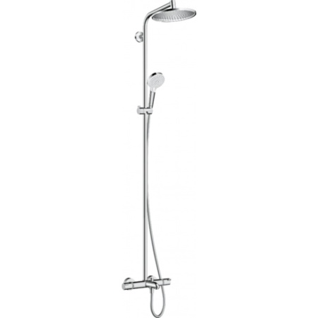 Душевая система hansgrohe Crometta S 240 Showerpipe с термостатом 27320000, хром