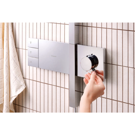 Душевая система hansgrohe Raindance Alive Q Showerpipe 210/340 2jet с ShowerSelect Comfort, 24590000, хром