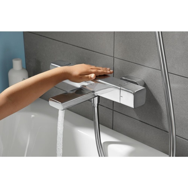 Термостат hansgrohe Ecostat E для ванны 15774000, хром