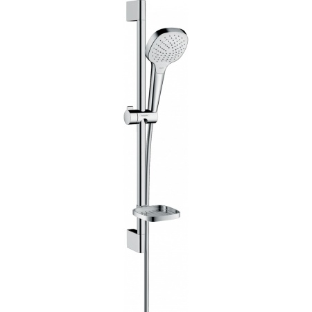 Душевой набор hansgrohe Croma Select Е Vario и мыльницей Casetta 26586400, белый/хром
