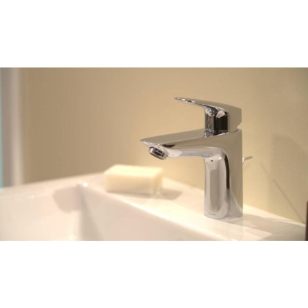 Смеситель hansgrohe Logis для раковины со средним изливом и сливным гарнитуром 71100000, хром