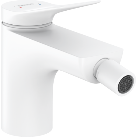 Смеситель для биде hansgrohe Vivenis со сливным гарнитуром 75200700, матовый белый